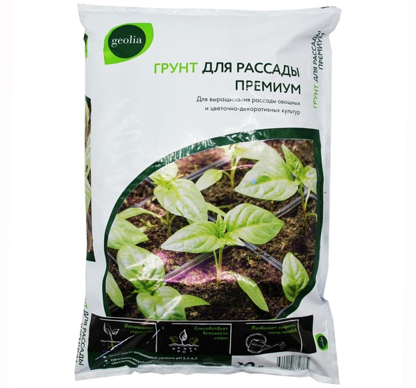 Грунт Geolia «Для рассады» 10 л